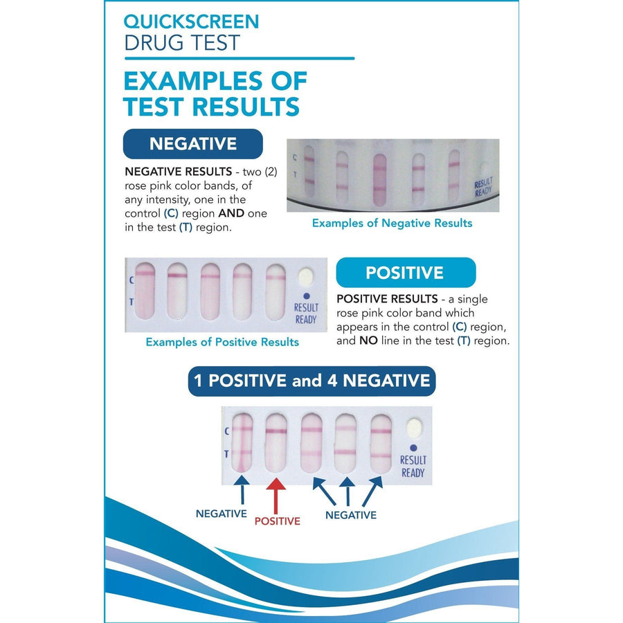 9 Panel QuickScreen Cup - 9417Z - AMP, BZD, BUP, COC-300, MET-500, OPI-300, OXY, PCP, THC + Timer-Countrywide Testing